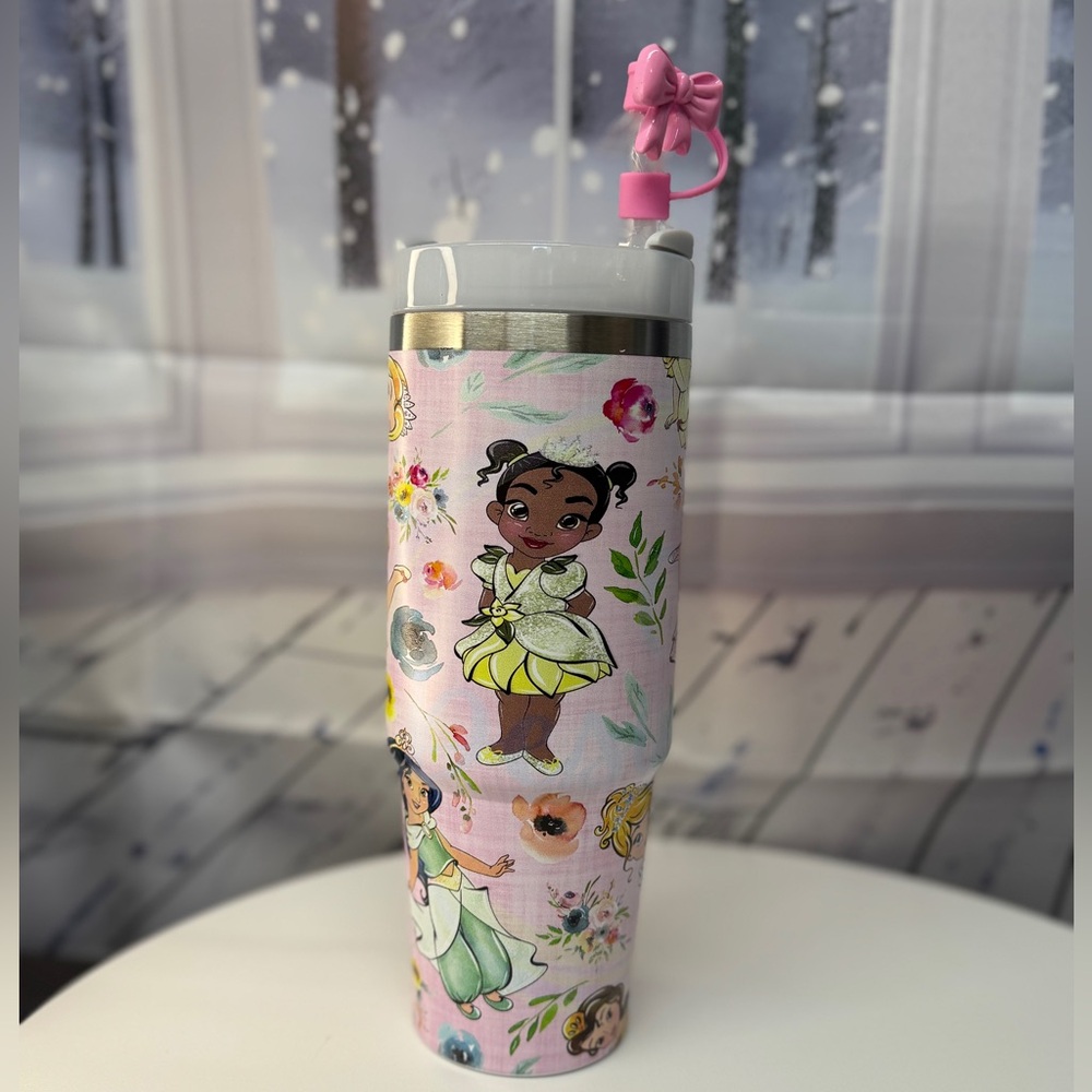 30oz princess tumbler NWOT - Picture 6 of 11